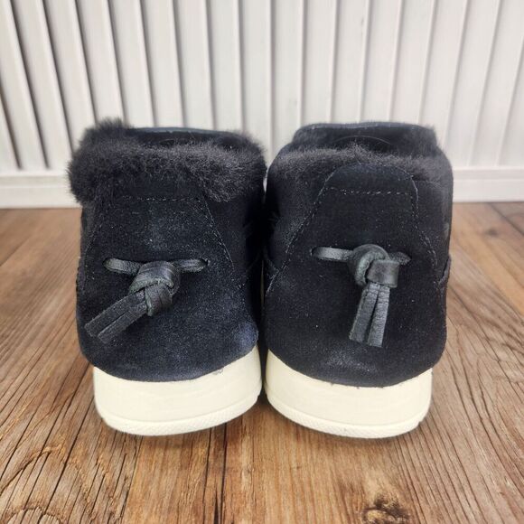 Sperry Moc-Sider Base Core Black Womens Sz 6 M Suede Casual Slip On Loafer Shoes - Picture 5 of 11